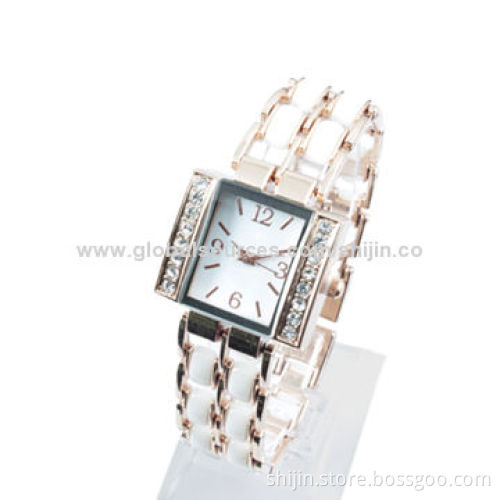 Fashionable jewelry watch with Japan quartz movement for ladies